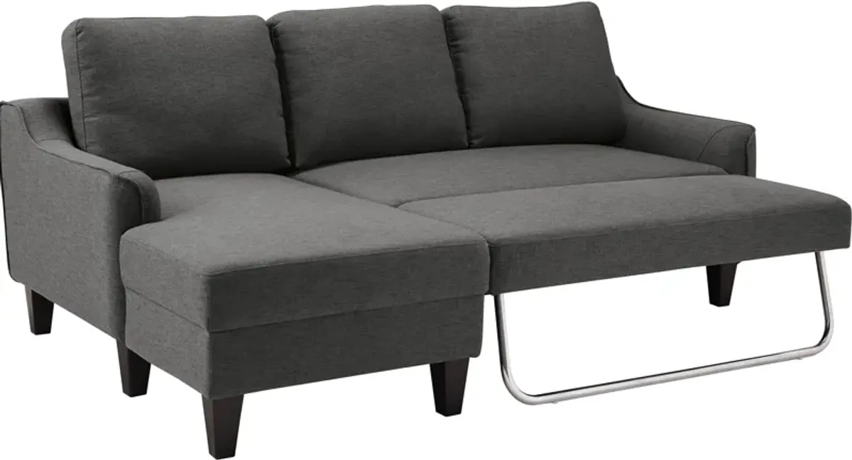 Signature Design by Ashley® Jarreau Gray Queen Sofa Chaise Sleeper