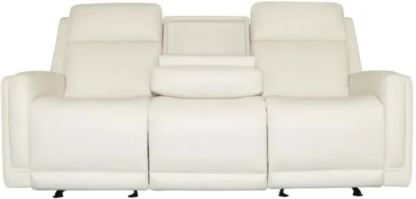 Flexsteel® Alister Porcelain Power Gliding Sofa with Console