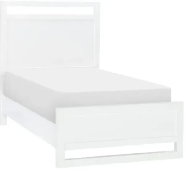 Legacy Classic Summerland Pure White Twin Panel Bed