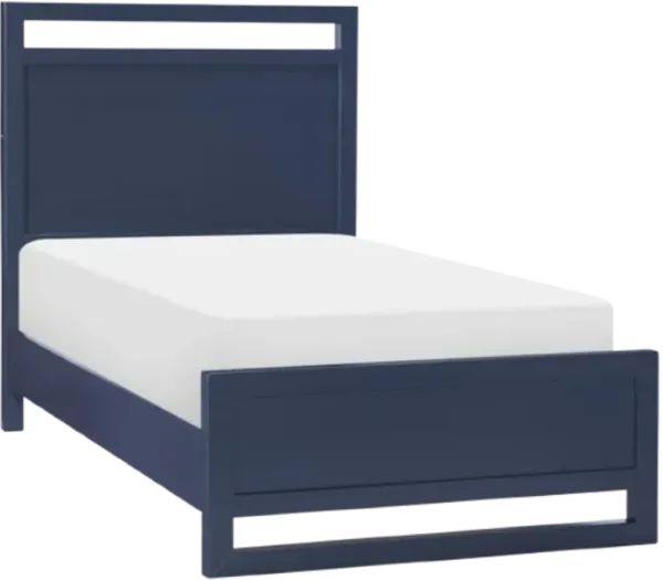 Legacy Classic Summerland Inkwell Blue Twin Panel Bed