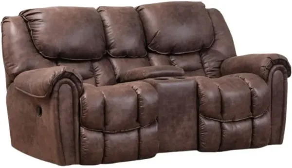 HomeStretch Del Mar Mocha Power Reclining Loveseat