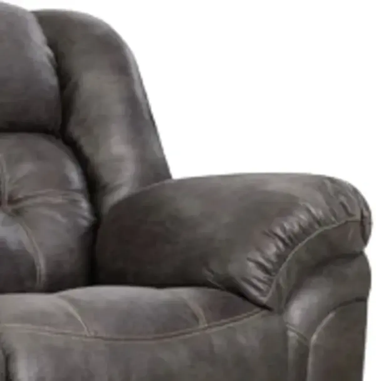 HomeStretch Frontier Charcoal Double Power Reclining Sofa