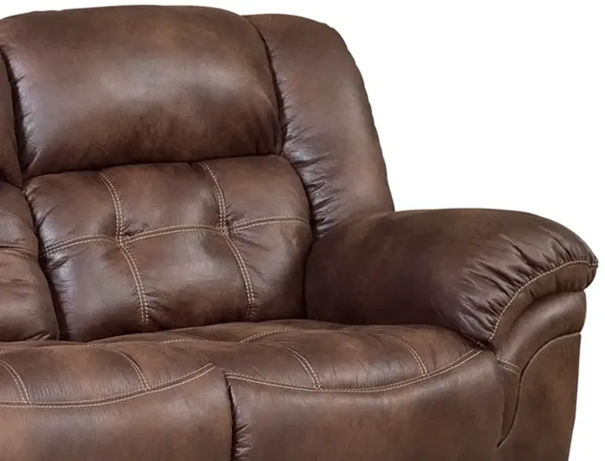 HomeStretch Double Reclining Power Sofa