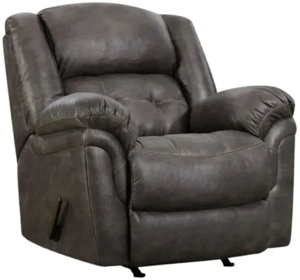 HomeStretch Frontier Charcoal Manual Rocker Recliner