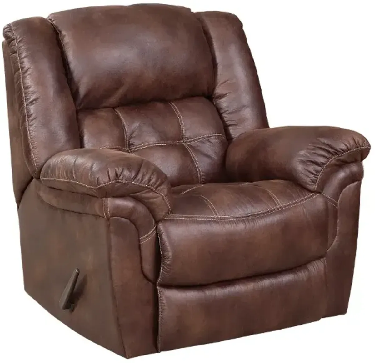 HomeStretch 129 Brown Manual Rocker Recliner