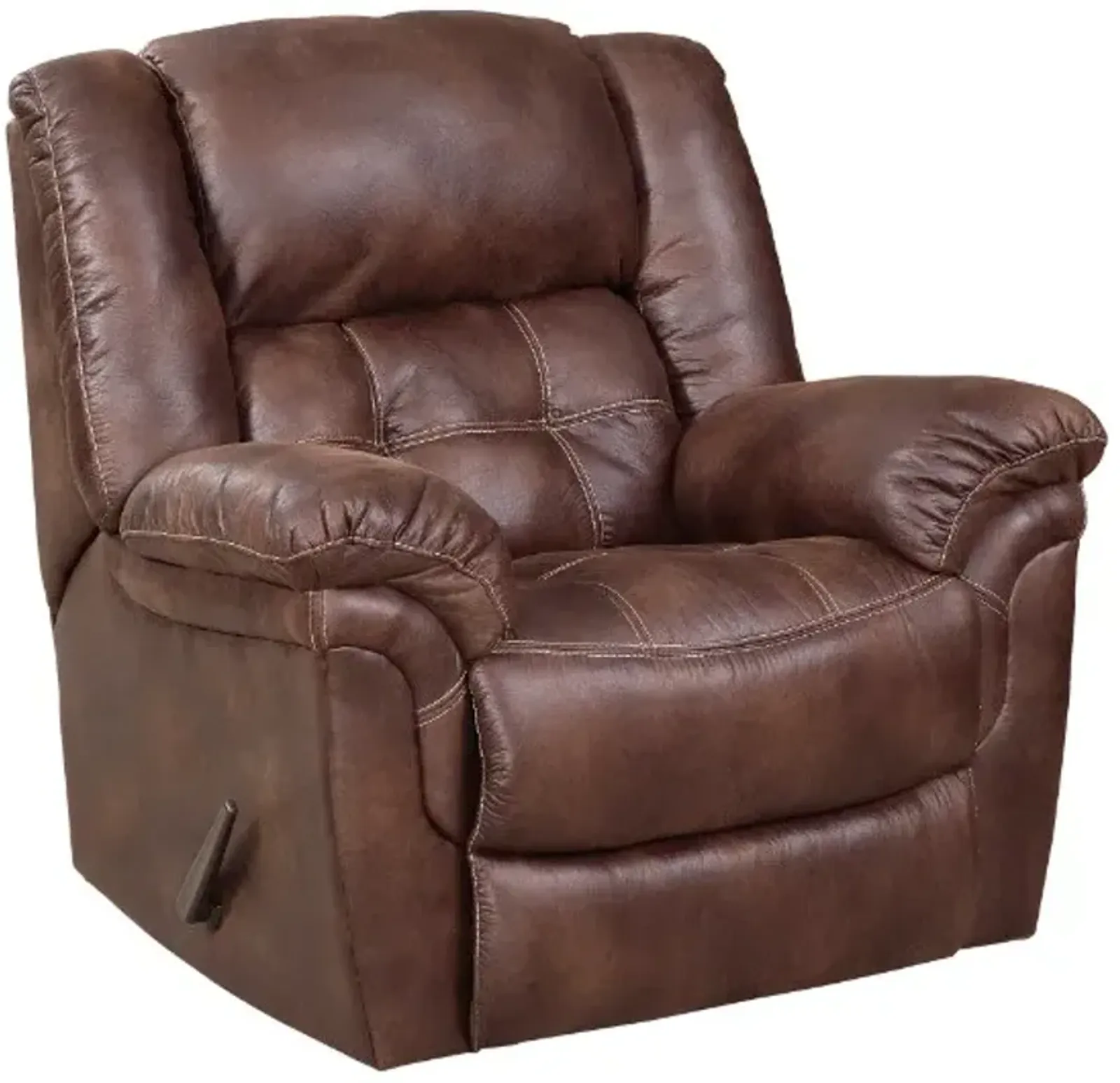 HomeStretch 129 Brown Manual Rocker Recliner