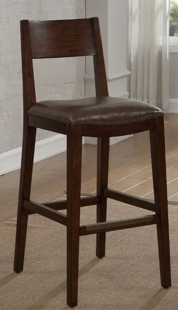 American Heritage Billiards Brown Ralston Stool