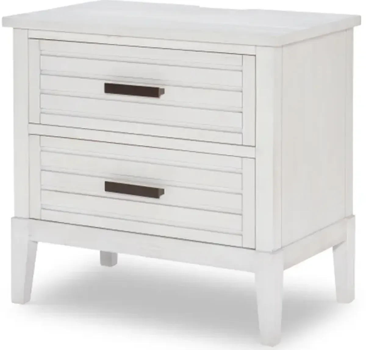 Legacy Classic Edgewater Sand Dollar White Nightstand
