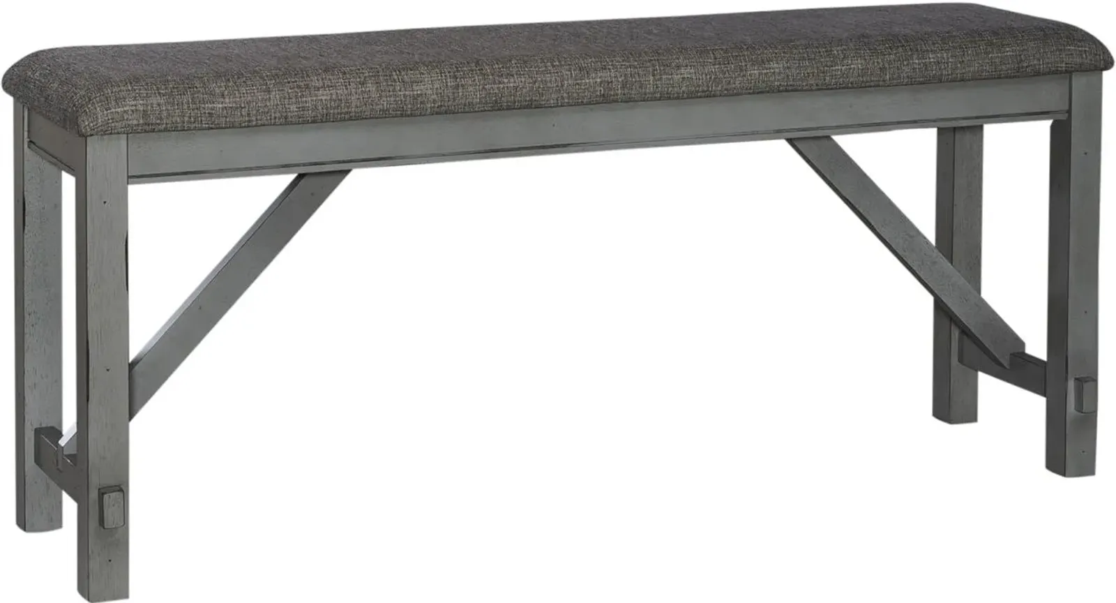 Liberty Furniture Newport Smokey Grey Counter Height Dining Bench