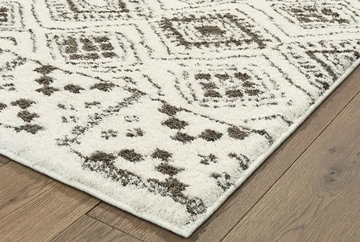 Oriental Weavers Verona White 4'x6' Rug