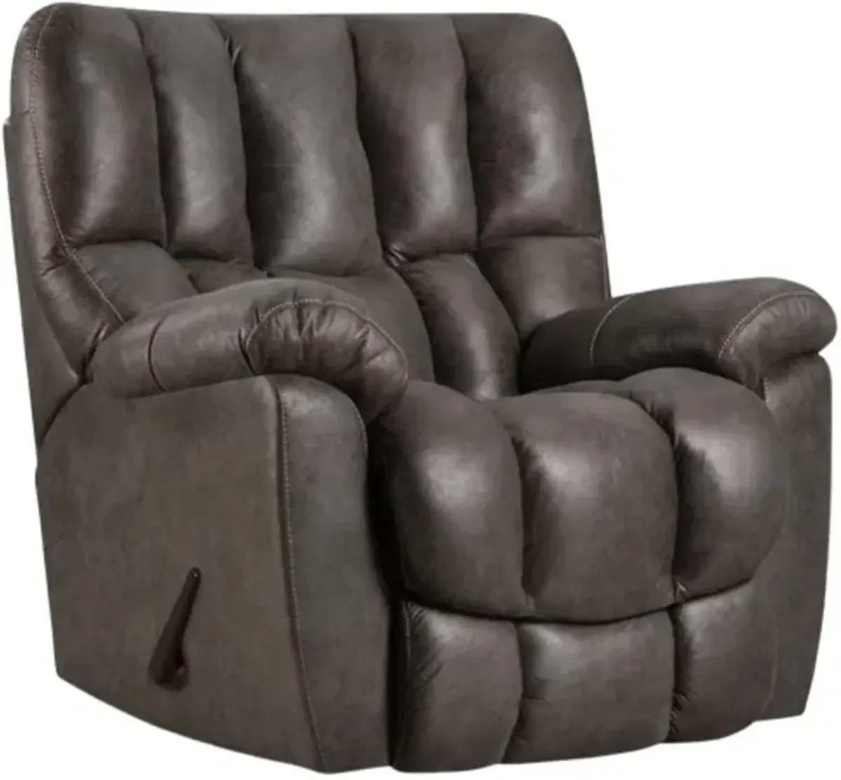 HomeStretch Cooperstown Tar Oversized Rocker Recliner