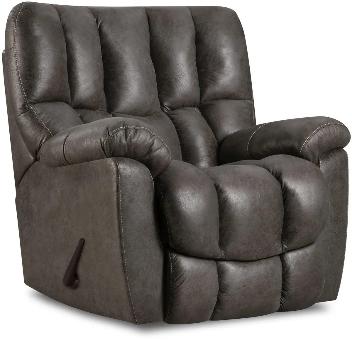 HomeStretch Cooperstown Tar Big Man's Rocker Recliner