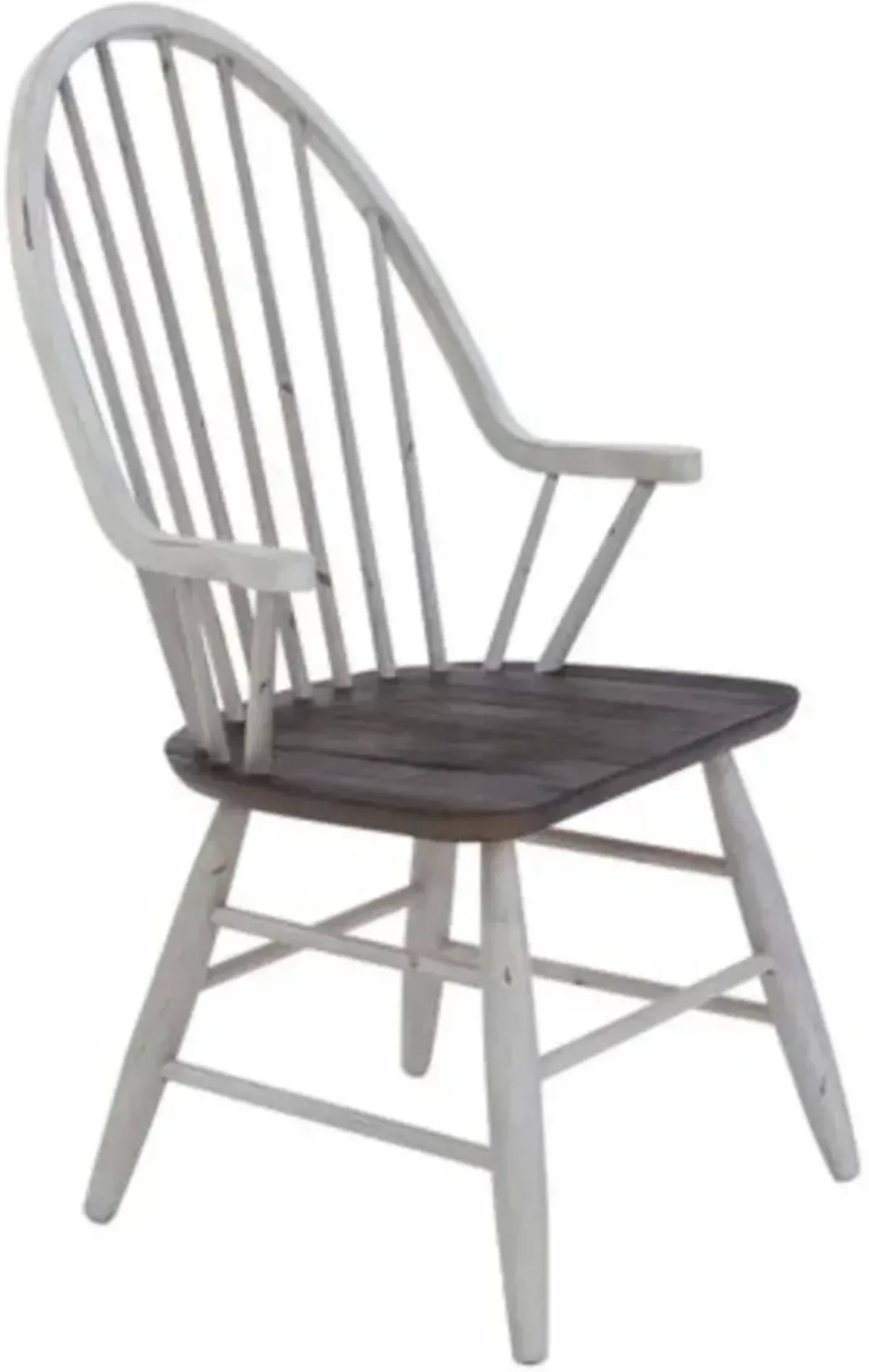 Liberty Furniture Farmhouse Windsor Back Arm Chair - Set of 2