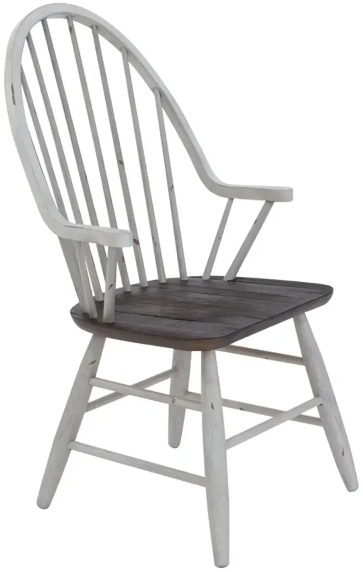 Liberty Furniture Farmhouse Windsor Back Arm Chair - Set of 2