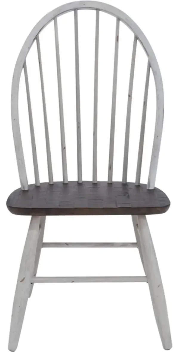 Liberty Furniture Windsor White Side Chair - Set of 2