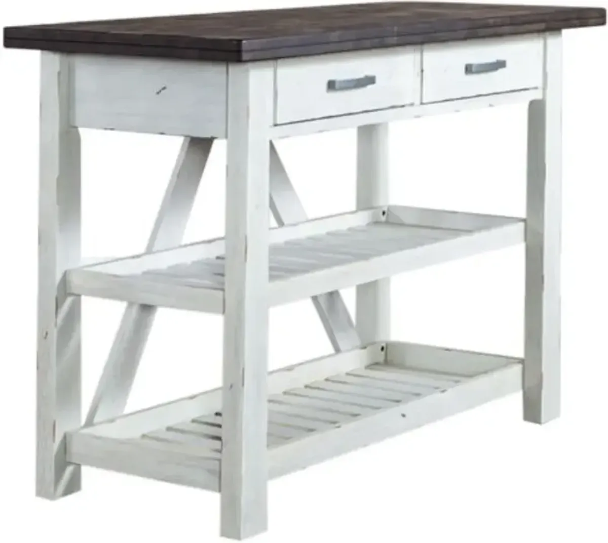 Liberty Furniture Farmhouse Two Tone White Server