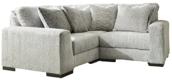 Signature Design by Ashley® Regent Park 3-Piece Pewter L-Shape Sectional Sofa