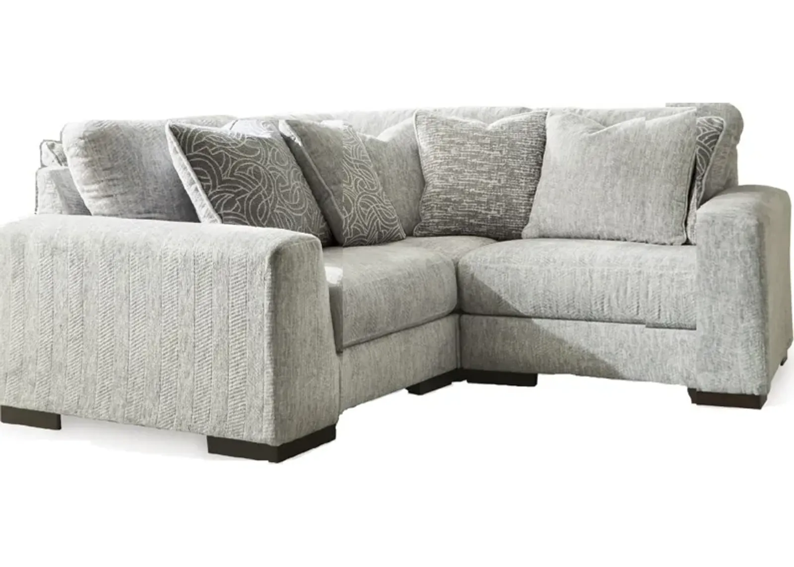 Signature Design by Ashley® Regent Park 3-Piece Pewter L-Shape Sectional