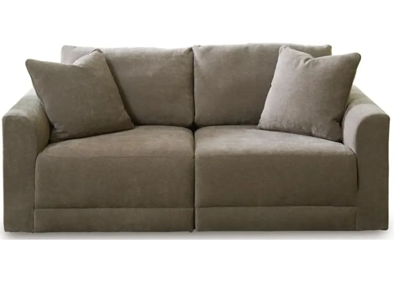 Benchcraft® Raeanna 2-Piece Storm Sectional Loveseat