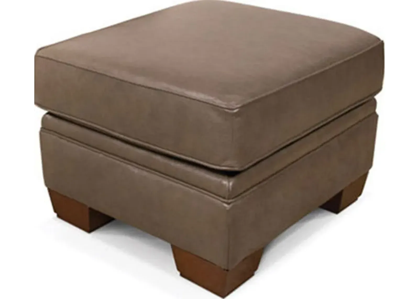 England Furniture Customizable Monroe Leather Ottoman