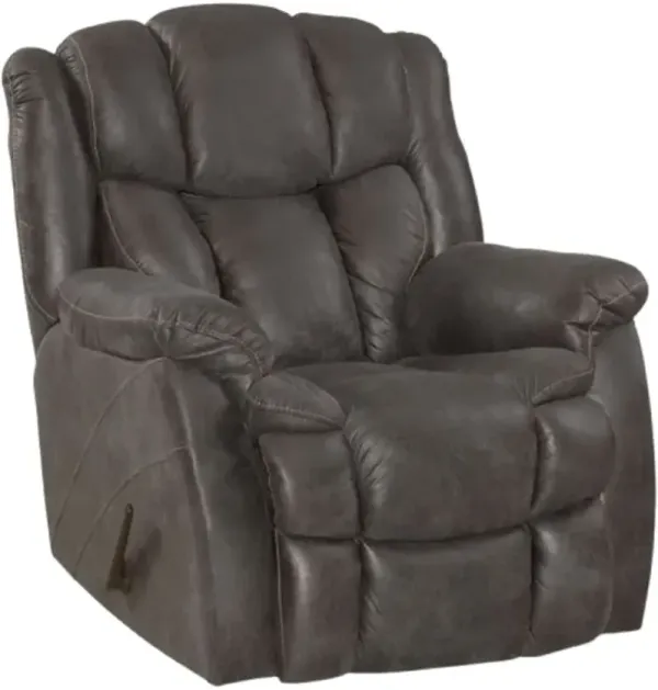 HomeStretch Renegade Gray Manual Rocker Recliner