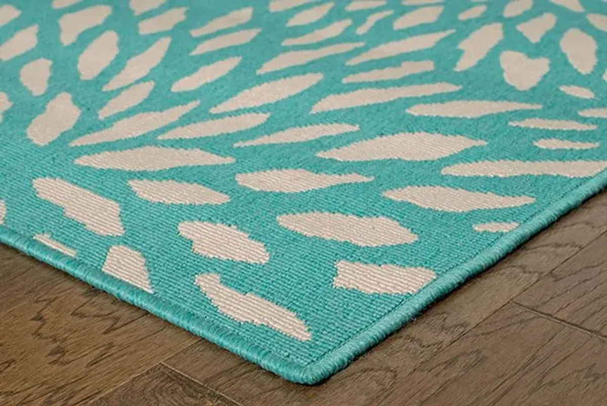 Oriental Weavers Meridian Blue 7'x10' Rug
