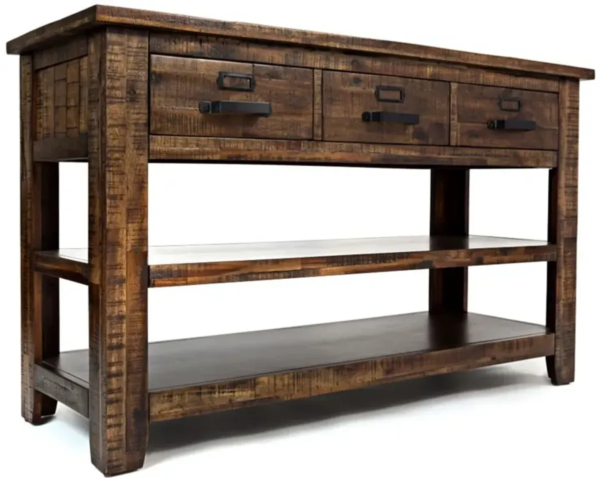 Jofran Inc. Cannon Valley Brown Sofa Table