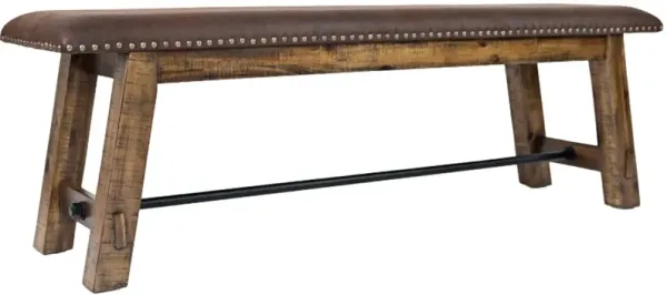 Jofran Inc. Cannon Valley Brown Bench
