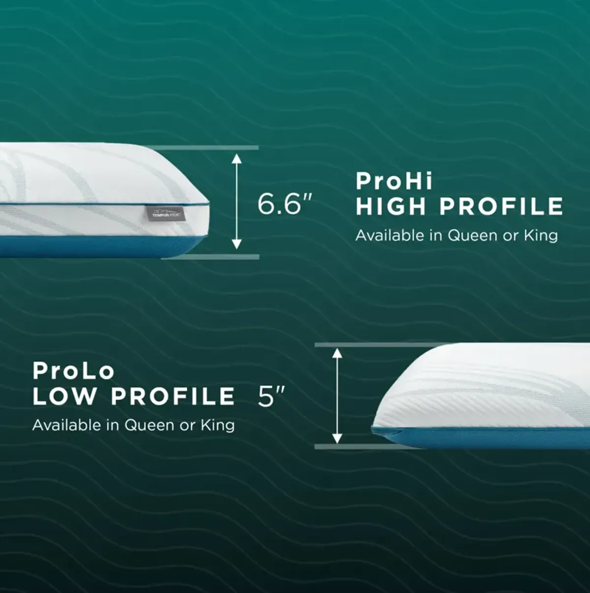 Tempur-Pedic® TEMPUR-Adapt® ProHi TEMPUR-Material Queen Bed Pillow