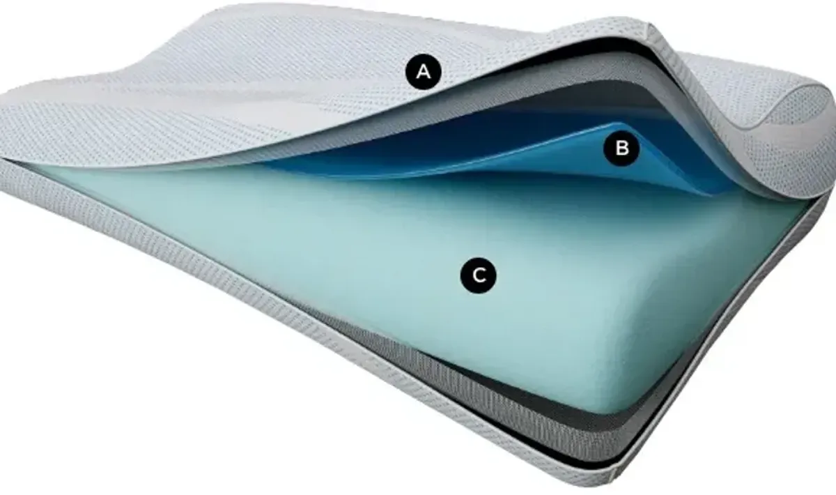 Tempur-Pedic® TEMPUR-Breeze® Neck + Advance Cooling Pillow