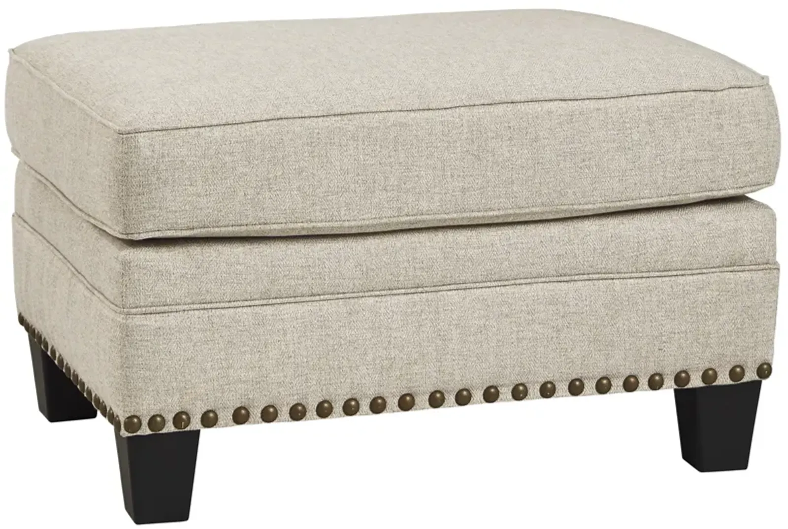 Benchcraft® Claredon Linen Ottoman