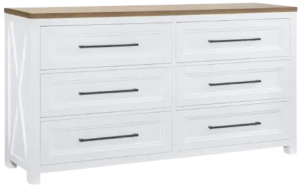 Legacy Classic Franklin White Dresser