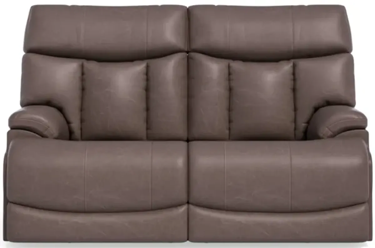 Flexsteel Ashton Power Headrest Power Recliner Loveseat