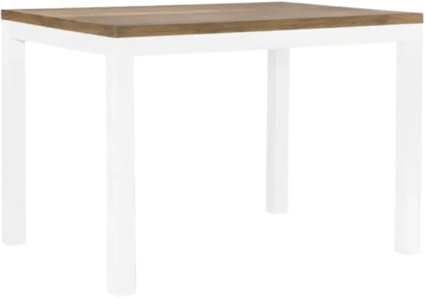 Legacy Classic Hidden Canyon Dark Oak/Natural White Counter Table with 14" Butterfly Leaf