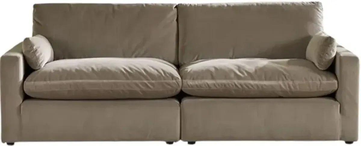 Signature Design by Ashley® Sophie 2-Piece Cocoa Sectional Loveseat