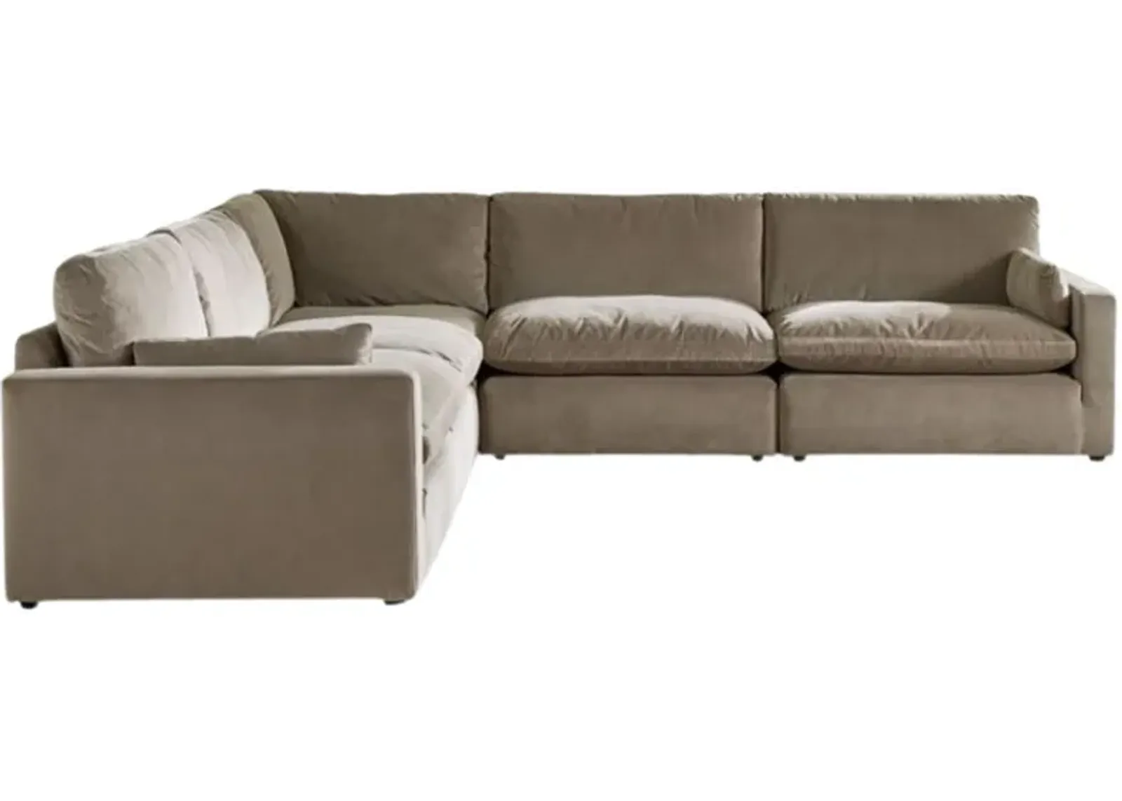 Signature Design by Ashley® Sophie 5-Piece Cocoa Sectional Sofa