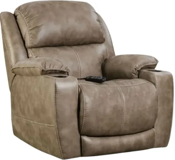 HomeStretch Starship Mushroom Home Theater Power Recliner