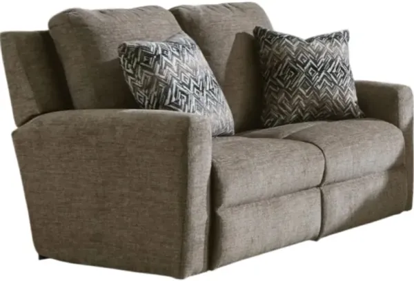 iAmerica Good Vibes Brown Manual Reclining Loveseat