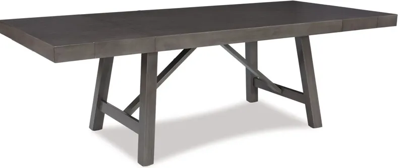Standard Furniture Omaha Grey Trestle Table