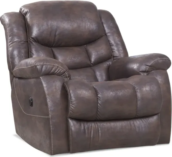 HomeStretch 155 Wrangler Java Power Rocker Recliner