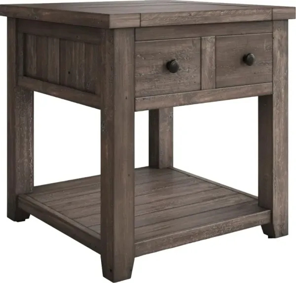 Jofran Inc. Madison County Barnwood End Table