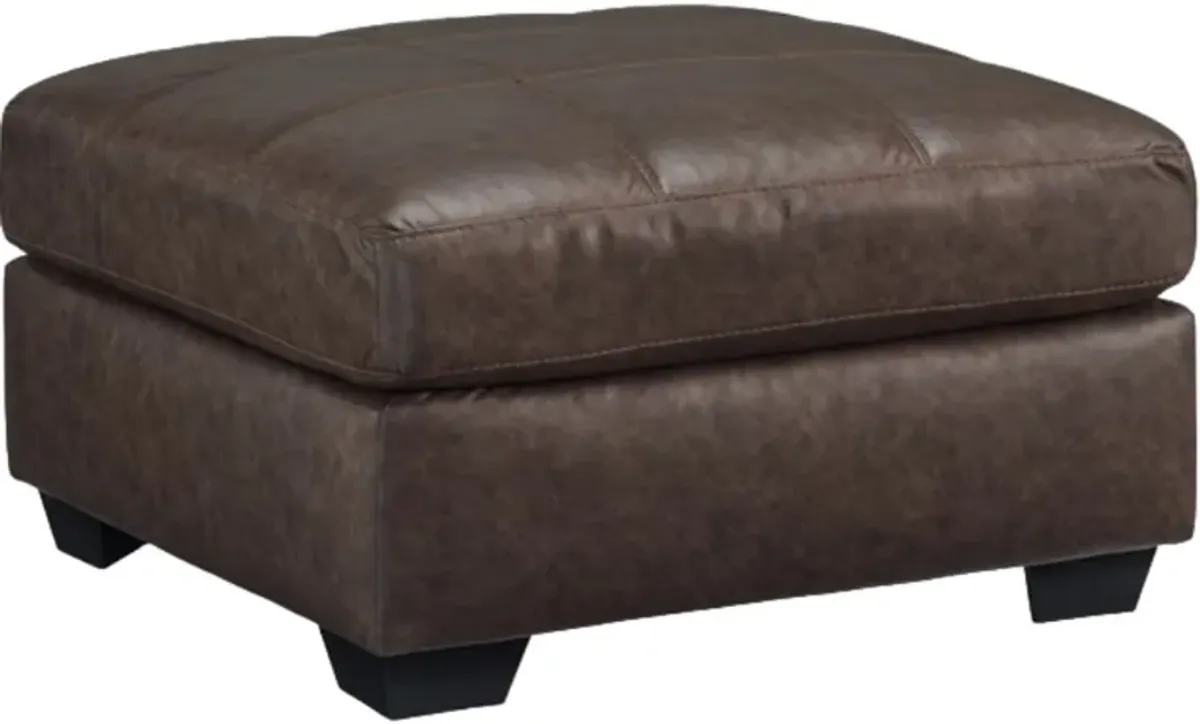 Benchcraft® Barlin Mills Umber Oversized Accent Ottoman