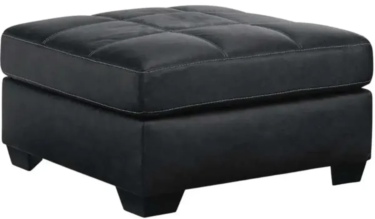 Benchcraft® Barlin Mills Carbon Accent Ottoman