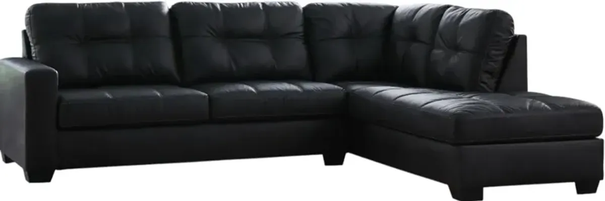 Benchcraft® Barlin Mills 2-Piece Carbon Right-Arm Chaise Sectional