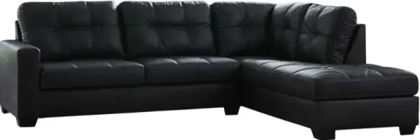 Benchcraft® Barlin Mills 2-Piece Carbon Right-Arm Chaise Sectional