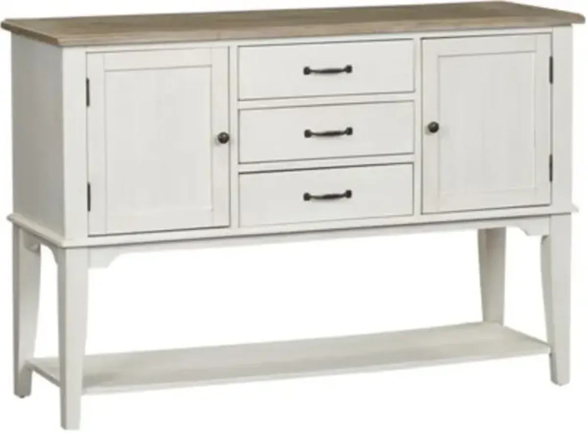 Liberty Furniture Summerville Gray/Soft White Wash Server