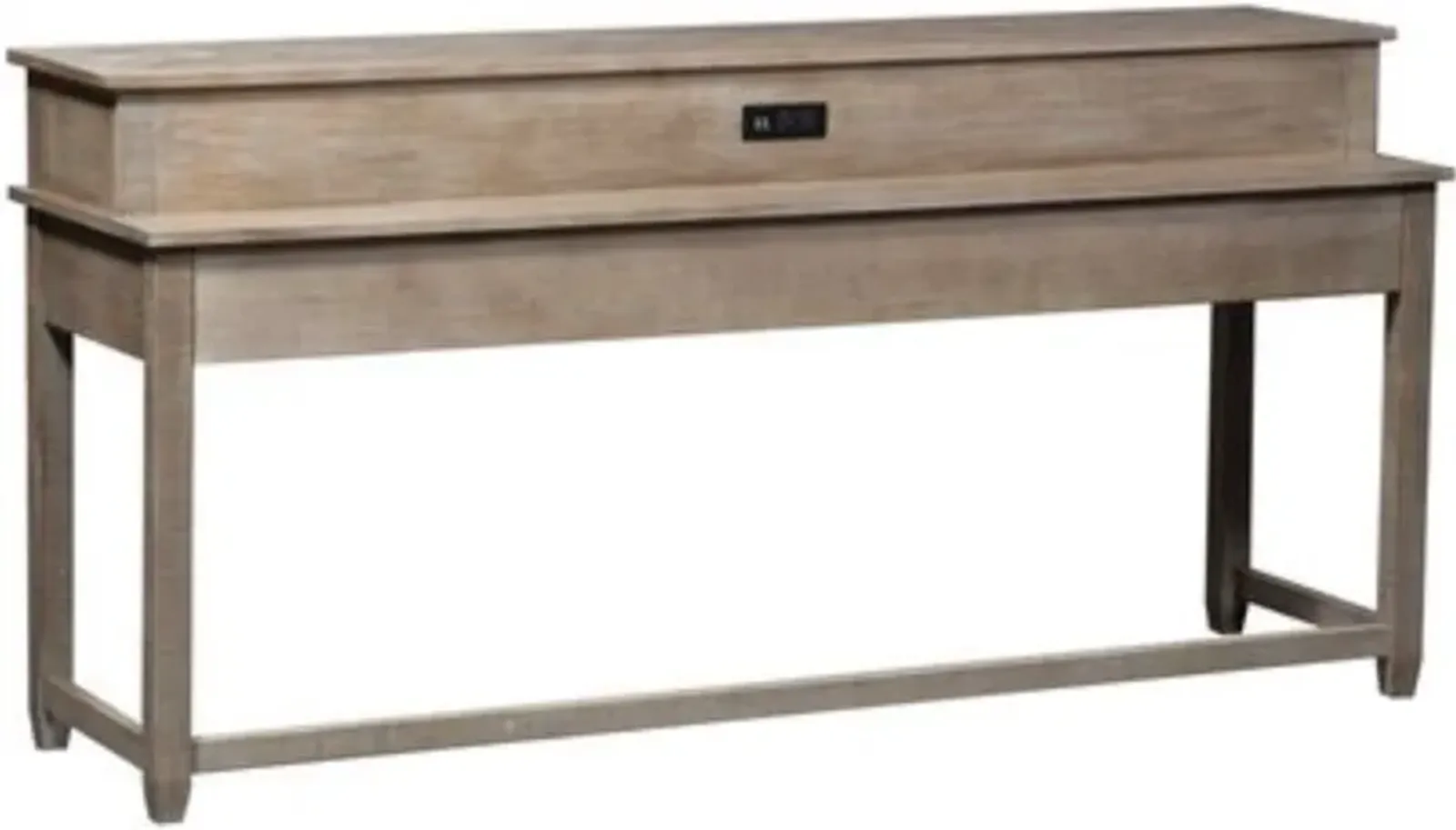 Liberty Furniture Parkland Falls Weathered Taupe Console Bar Table