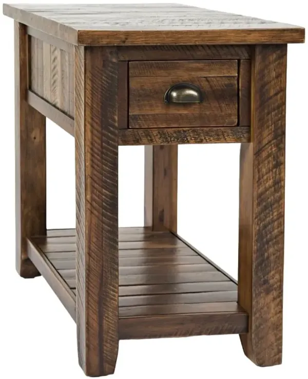Jofran Inc. Artisan's Craft Dakota Oak Chairside Table