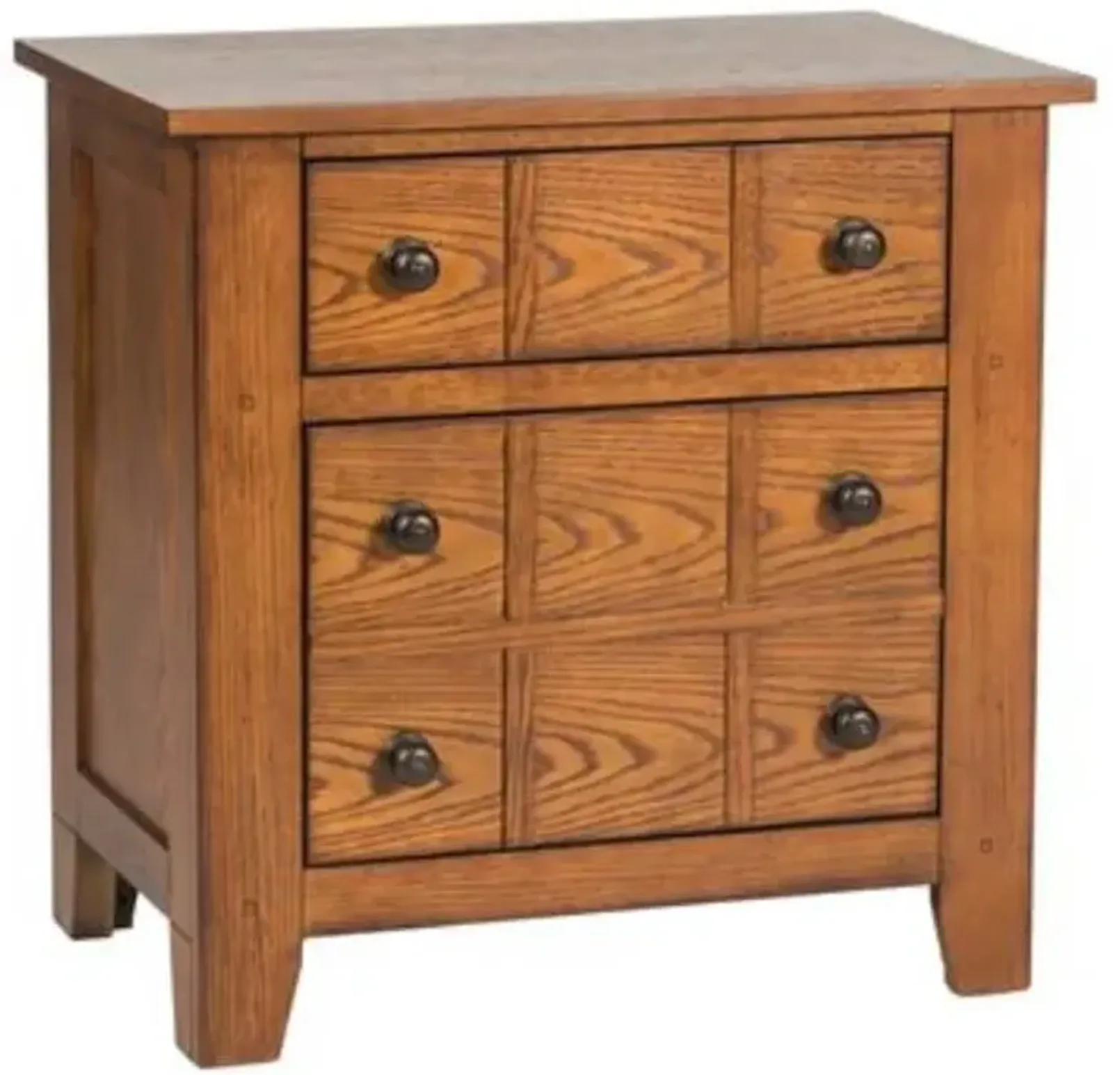 Liberty Furniture Grandpas Cabin Aged Oak Nightstand