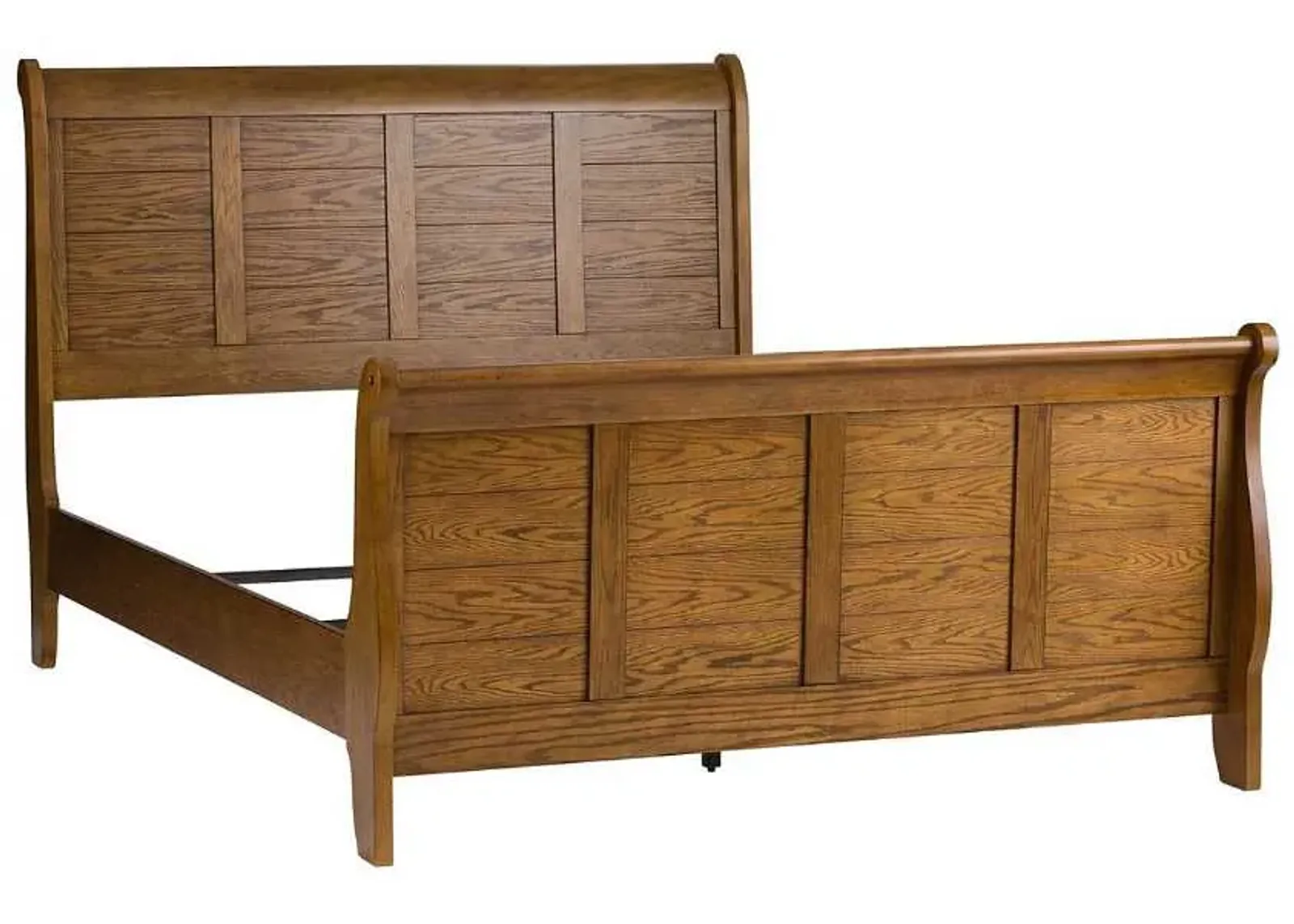 Liberty Grandpas Cabin Aged Oak King Sleigh Bed